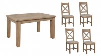 Coniston 1.3m Extending Table & 4 Chairs