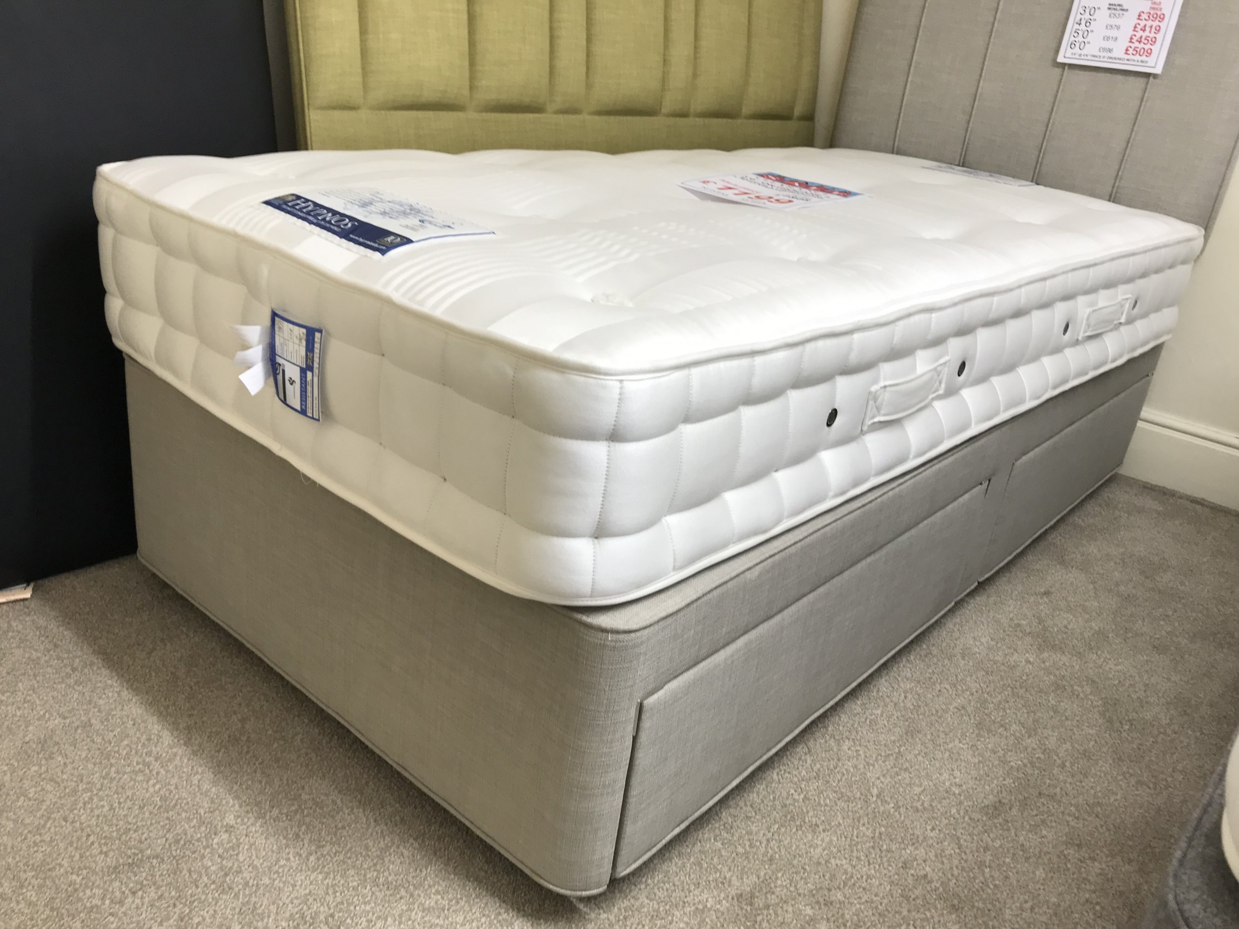 ghost bed with adjustable base