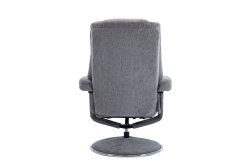 Dawson Swivel Chair & Stool in Fabric