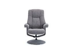 Dawson Swivel Chair & Stool in Fabric