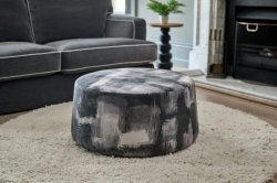 Collins & Hayes Large Round Footstool