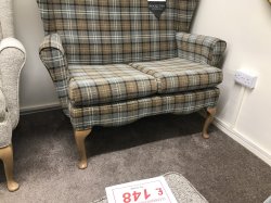 Shackletons Edinburgh 2 str Wing Back Sofa