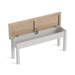 Dukeries Wellow Shallow Storage Bench