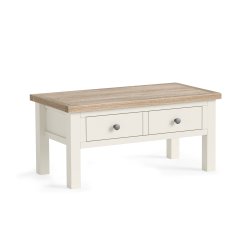 Dukeries Wellow Coffee Table with Shelf