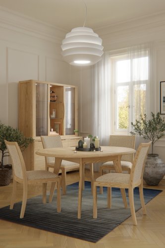 Helsinki Round Extending Dining Table