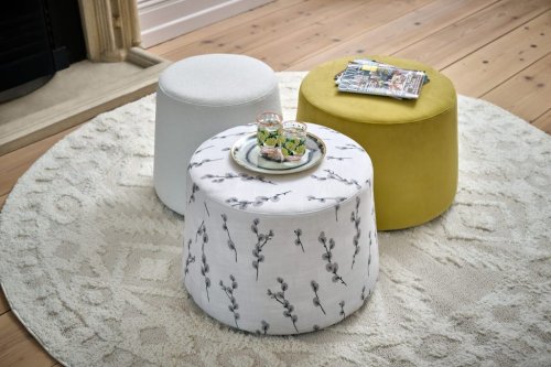 Collins & Hayes Small Round Footstool