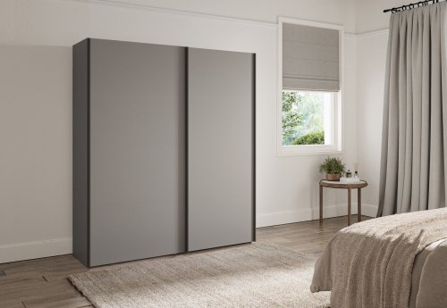 Wiemann Miami Plus Wardrobe with Wooden Doors in Carcase Colour