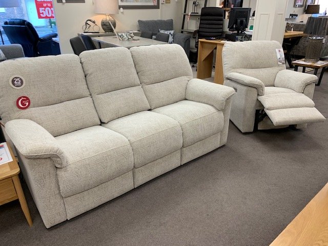 G Plan Chadwick 3 Str Settee & Standard Chair | Eyres Furniture