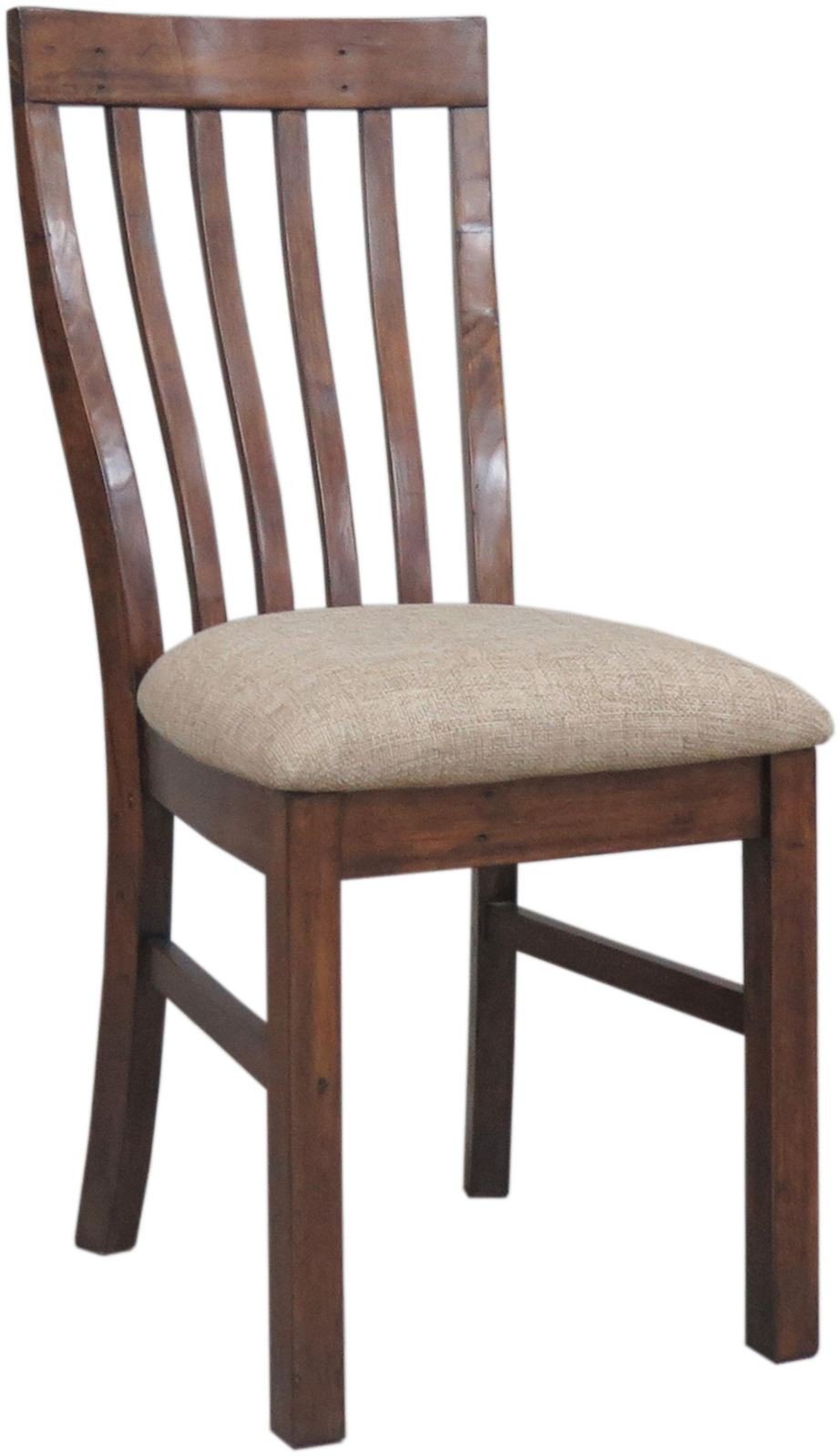 Driftwood Reclaimed Pine Dining Chair With Padded Seat 